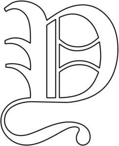 malvorlage-buchstaben-dekorative-formen-ausmalen
