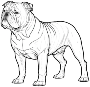 malvorlage-bulldog-ausmalbild-kreativ-erleben