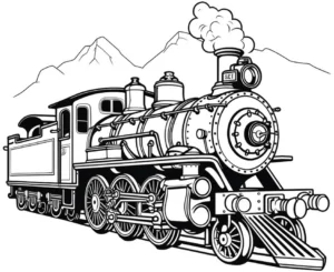 malvorlage-dampflokomotive-im-bergland