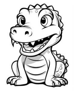 malvorlage-dinosaurierbaby-kreativ-ausmalen