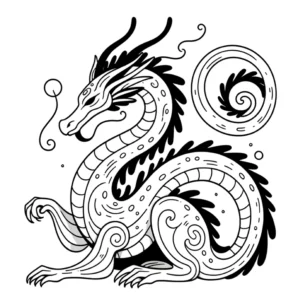 malvorlage-drachen-mit-kreativen-mustern