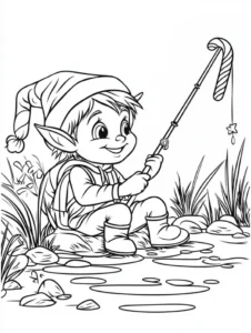 malvorlage-elf-fischen-im-teich