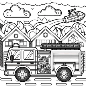 malvorlage-feuerwehrfahrzeug-ausmalbild