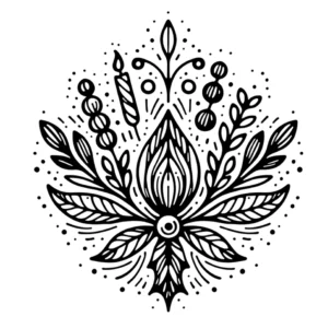 malvorlage-florale-muster-und-dekorative-symbole