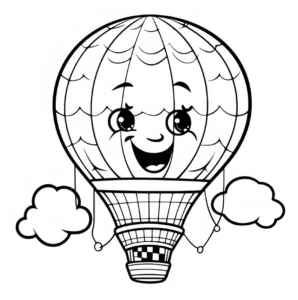 malvorlage-freundlicher-heissluftballon-fuer-kinder