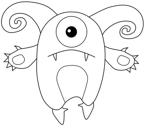 malvorlage-freundliches-monster-zum-ausmalen