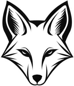 malvorlage-fuchs-gemusterte-konturen