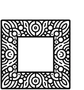 malvorlage-geometrischer-rahmen-zum-ausmalen