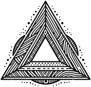 malvorlage-geometrisches-dreieck-mit-kreativen-mustern