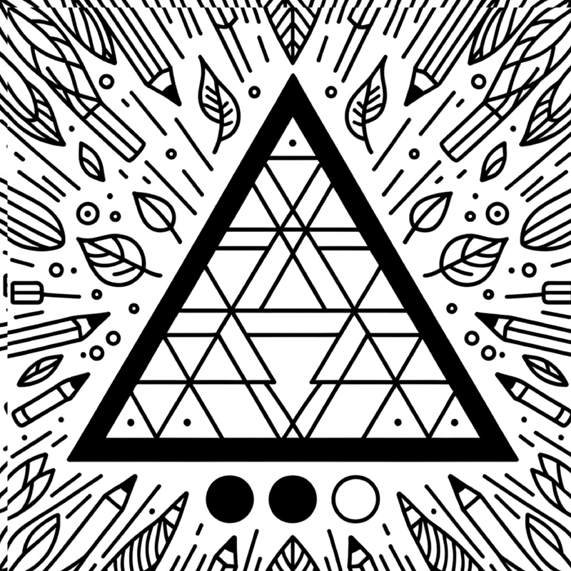 malvorlage-geometrisches-dreieck-naturmotive