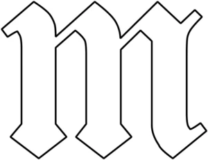 malvorlage-geometrisches-m-ausmalbild