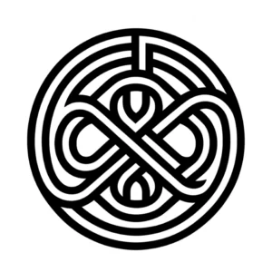 malvorlage-geometrisches-muster-endlosknoten