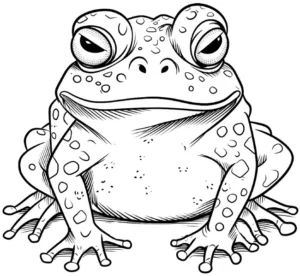 malvorlage-grosser-frosch-ausmalbild