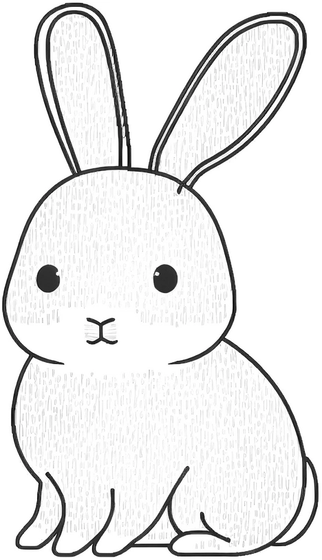 malvorlage-hase-grosse-ohren-kreative-kinder