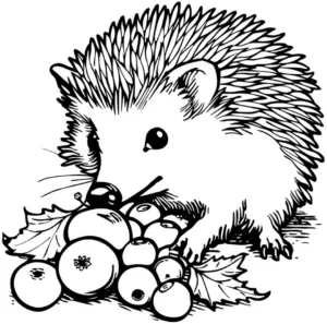 malvorlage-igel-fruechte-ausmalen