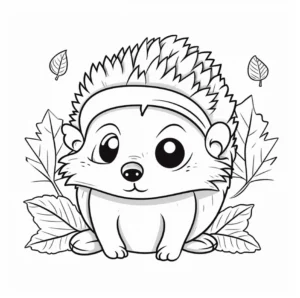 malvorlage-igel-im-herbst-mit-blaettern