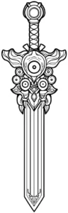 malvorlage-koenigsschwert-kunstvolle-details