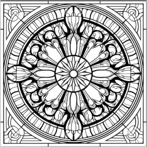 malvorlage-komplexe-muster-mandala