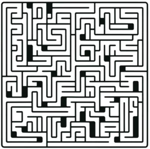 malvorlage-labyrinth-ausmalbild