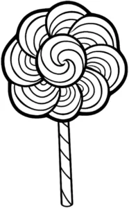 malvorlage-lollipop-verschoenert-mit-mustern