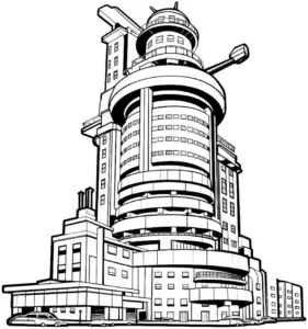 malvorlage-majestaetischer-turm-mit-einzigartiger-architektur