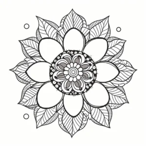 malvorlage-mandala-blume-mit-geometrischen-mustern