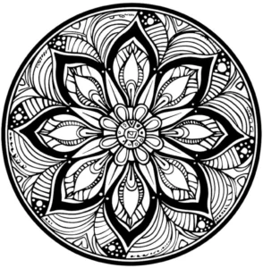 malvorlage-mandala-blumenmuster
