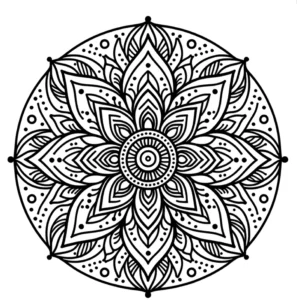 malvorlage-mandala-blumenmuster