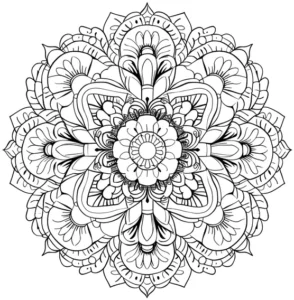 malvorlage-mandala-florale-geometrische-formen