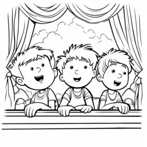malvorlage-mit-kindern-am-fenster
