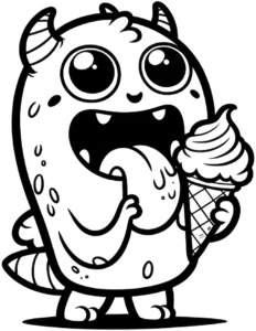 malvorlage-monster-eis-sleckend