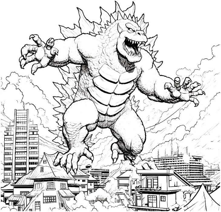 malvorlage-monster-in-stadtlandschaft-mit-wolken-und-gebaeuden