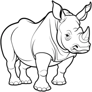 malvorlage-nashorn-ausmalen-vorlage