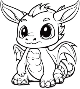 malvorlage-niedlicher-drache-zum-ausmalen