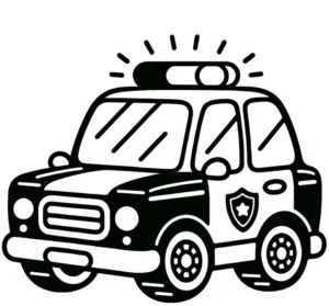 malvorlage-polizeiauto-ausmalbild-zum-drucken