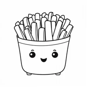 malvorlage-pommes-frites-becher-ausmalen