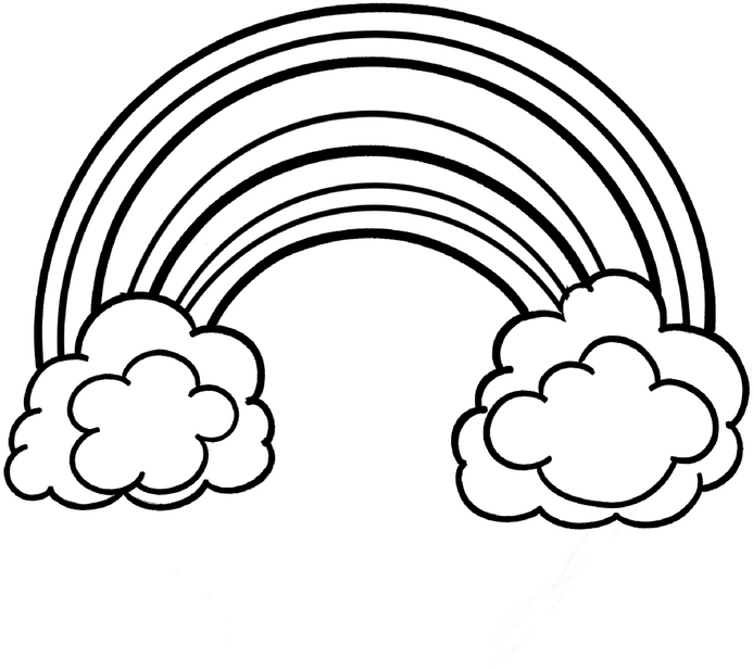 malvorlage-regenbogen-mit-wolken-zum-ausmalen
