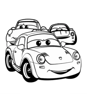 malvorlage-rennautos-ausmalen