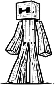 malvorlage-roboter-mit-geometrischen-mustern