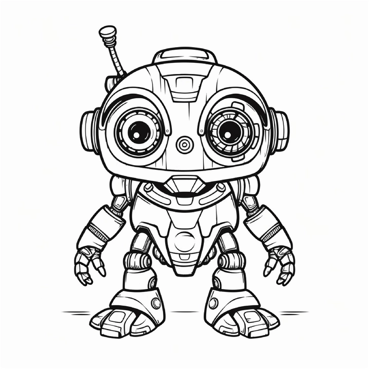 malvorlage-roboter-mit-grossen-augen-und-verspieltem-design