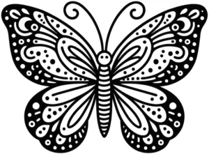 malvorlage-schmetterling-mit-feinen-mustern