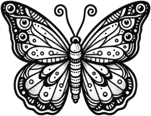 malvorlage-schmetterling-mit-mustern