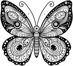 malvorlage-schmetterling-mit-mustern