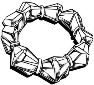 malvorlage-schmuckarmband-mit-geometrischen-formen