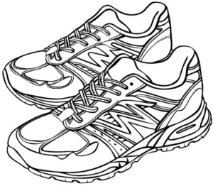malvorlage-sportliche-schuhe-zum-ausmalen