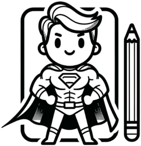 malvorlage-superheld-kreative-ausmalideen