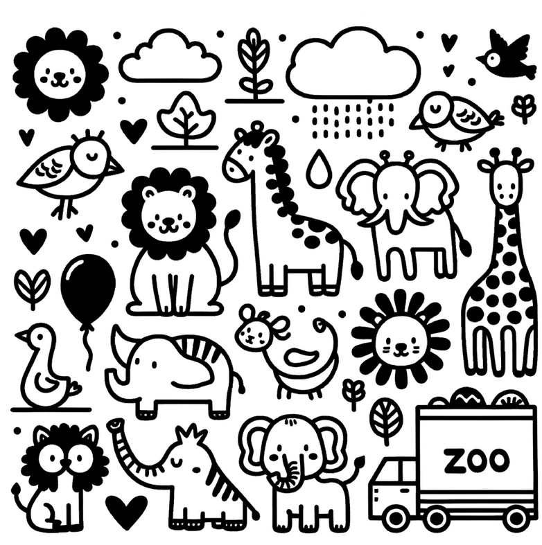 malvorlage-tiere-aus-dem-zoo-fuer-kinder