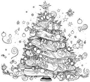 malvorlage-weihnachtsbaum-mit-ornamenten-und-festlichen-symbolen