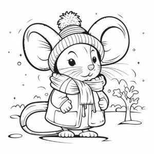 malvorlage-wintermaus-mit-schal-und-muetze