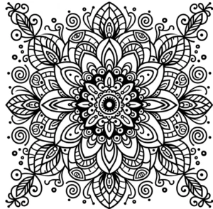 mandala-ausmalvorlage-blatt-mit-blattern-und-spiralen